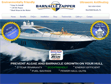 Tablet Screenshot of barnaclezapper.com